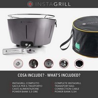 photo InstaGrill - Smokeless table barbecue - Dove Gray + Starter Kit 6